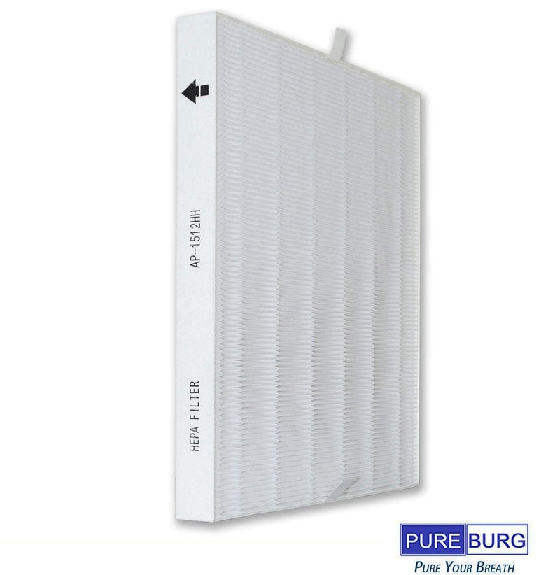 PUREBURG Replacement Filter Set Compatible with Coway AP-1512HH AP-1518 & AIRMEGA 200M Mighty Air Purifiers,H13 HEPA + 2 x Activated Carbon Pre-Filter Air Clean VOCs Odor - Image 3